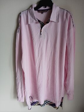 Silversilk Purple Label Polo Pink 2X Men's